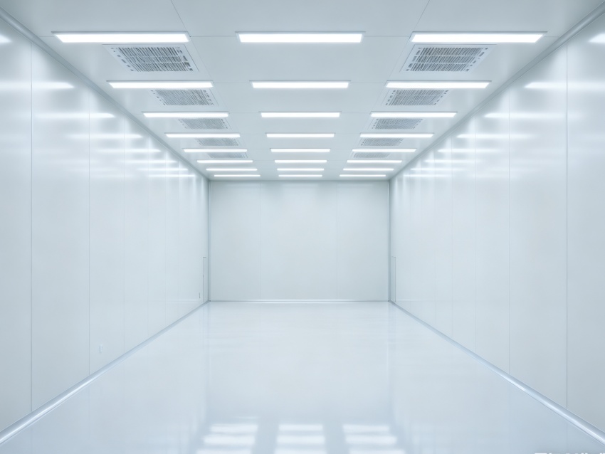 黃山萬(wàn)級(jí)芯片生產(chǎn)潔凈車(chē)間凈化裝修工程